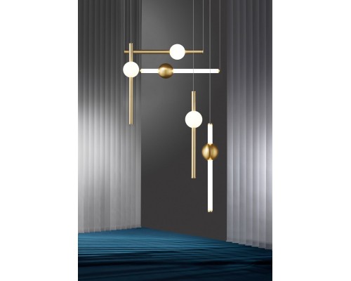 Подвес Favourite 2641-1P Conceptus 1*LED*7W, 560LM, 3000K D120*H600/1600мм