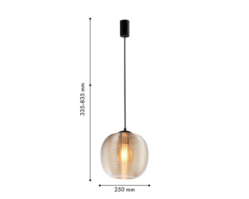 Подвес Favourite 4260-1P Riff 1*E27*40W D250*H335/1835мм