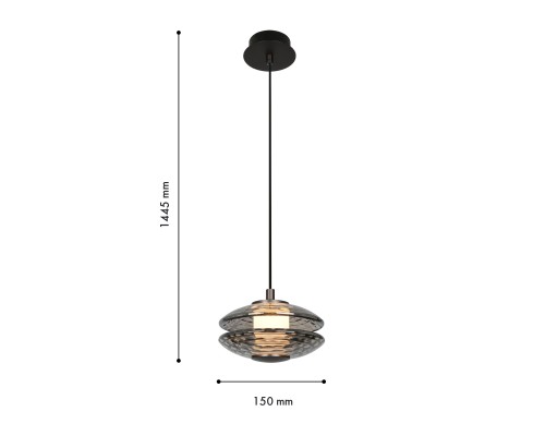 Подвес Favourite 4642-1P Claros LED*6W, 630LM, 4000K D150*H245/1445мм