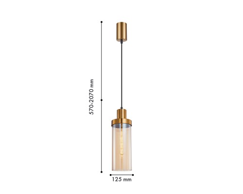 Подвес F-Promo 4362-1P Hatt 1*E27*40W D125*H570/2070мм