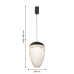 Подвес Favourite 4241-1P core LED*7W, 650LM, 4000K D280*H580/1800мм