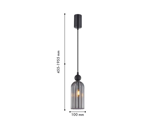 Подвес F-Promo 4366-1P Semisfera 1*E14*40W D100*H455/1955мм