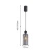 Подвес F-Promo 4366-1P Semisfera 1*E14*40W D100*H455/1955мм