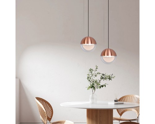 Подвес Favourite 4371-1P Luna LED*5W, 350LM, 4000K, CRI>90 D120*H250/1800мм
