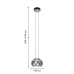 Подвес Favourite 4376-1P Trendig LED*7W, 490LM, 4000K, CRI>90 D180*H260/1960мм