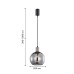 Подвес F-Promo 4355-1P Dubbel 1*E27*40W D200*H380/1880мм