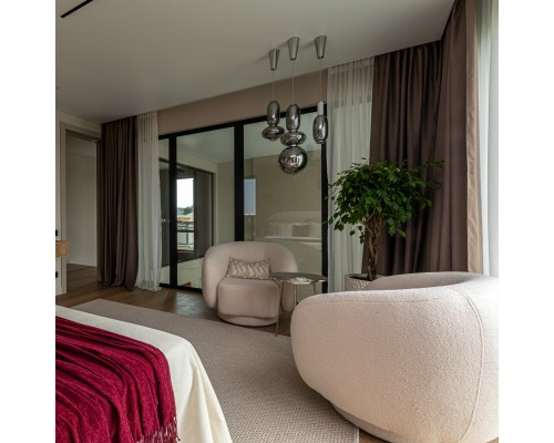 Подвес Favourite 4254-2P Vapor LED*12.5W, 1000LM, 4000K D210*H545/2045мм