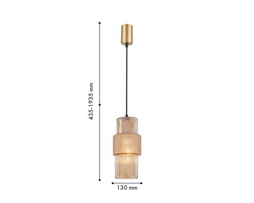 Подвес F-Promo 4343-1P Stapel 1*E27*40W D130*H435/1935мм