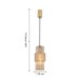 Подвес F-Promo 4343-1P Stapel 1*E27*40W D130*H435/1935мм