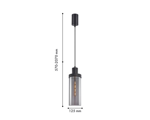 Подвес F-Promo 4364-1P Hatt 1*E27*40W D125*H570/2070мм