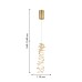 Подвес Favourite 4554-2P Fontes LED*5W, 285LM, 4000K D115*H540/1540мм