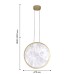 Подвес Favourite 4374-1P Imma LED*27W, 1620LM, 4000K, CRI>90 L470*W150*H1800/2320мм