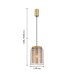 Подвес F-Promo 4346-1P Galler 1*E27*40W D150*H360/1860мм