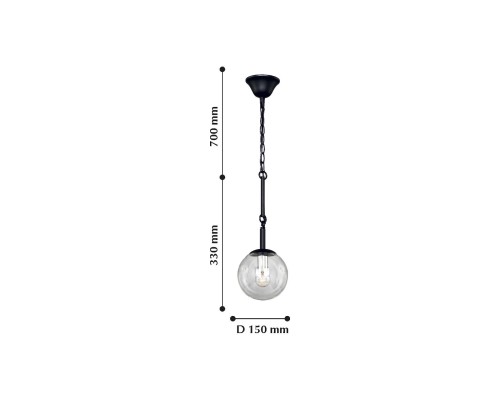 Подвес F-Promo 2169-1P Cirque 1*E14*40W D150*H330/1030мм