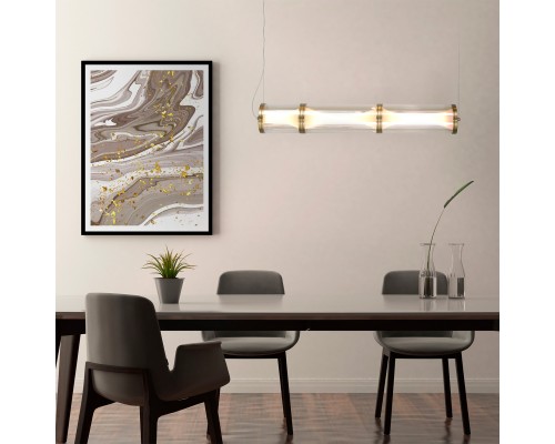 Подвес Favourite 4245-3P Bones LED*28W, 730LM, 4000K L1090*W165*H295/1800мм