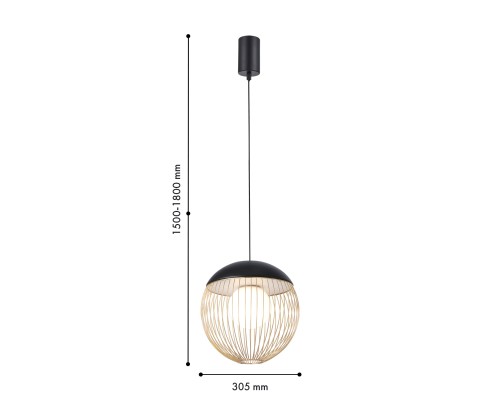 Подвес Favourite 4240-1P core LED*7W, 650LM, 4000K D305*H450/1800мм