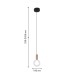 Подвес Favourite 4378-1P Kula LED*3W, 195LM, 4000K, CRI>90 D100*H320/2020мм