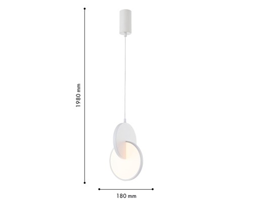 Подвес F-Promo 4610-1P Grahan LED*7W, 910LM, 3000K L180*W170*H405/1980мм