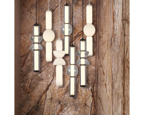 Подвес Favourite 4457-1P Prank LED*24W, 3120LM, 4000K D120*H690/1080мм