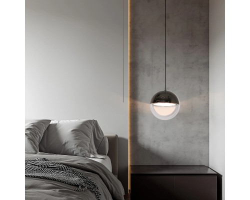 Подвес Favourite 4369-1P Luna LED*5W, 350LM, 4000K, CRI>90 D120*H250/1800мм