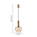 Подвес F-Promo 4356-1P Dubbel 1*E27*40W D200*H465/1965мм