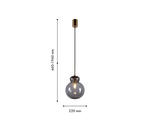 Подвес Favourite 4269-1P Ortus 1*E14*40W D220*H460/1960мм