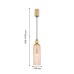 Подвес F-Promo 4368-1P Semisfera 1*E14*40W D100*H495/1995мм