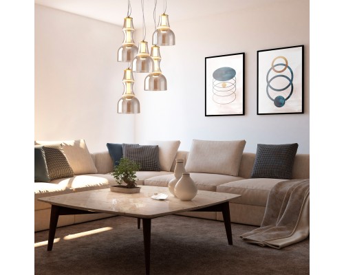 Подвес Favourite 4243-1P Gaudi LED*6W, 639LM, 4000K D260*H500/1800мм