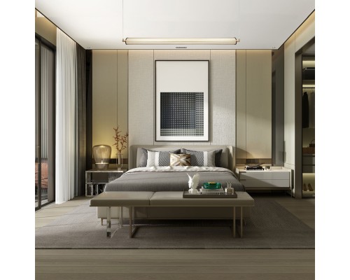 4190-1P, подвес, D130xH1400/2700 + L1360xW130xH300/1500, LEDx33W, 2805LM, 4000K