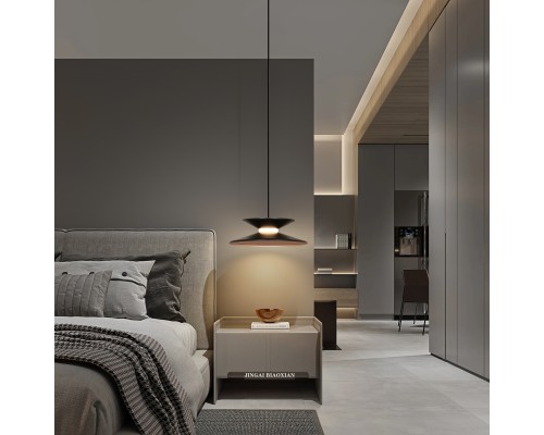 Подвес Favourite 4372-1P Platt LED*4W, 280LM, 4000K, CRI>90 D200*H200/1800мм