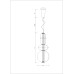 Подвес Favourite 4254-3P Vapor LED*24W, 1920LM, 4000K D250*H795/2295мм
