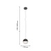 Подвес Favourite 4369-1P Luna LED*5W, 350LM, 4000K, CRI>90 D120*H250/1800мм