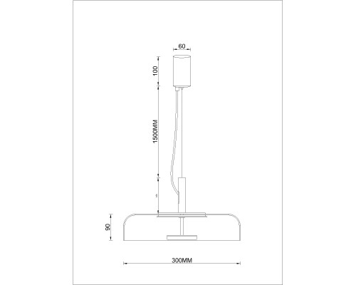 Подвес Favourite 4258-1P Brandy LED*4.8W, 530LM, 4000K D300*H315/1815мм
