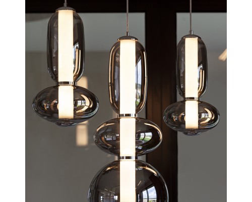 Подвес Favourite 4254-3P Vapor LED*24W, 1920LM, 4000K D250*H795/2295мм