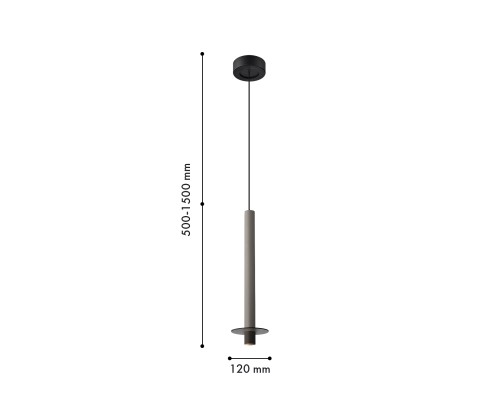 Подвес Favourite 4404-1P Ingrid LED*6W, 525LM, 4000K, IP20 D120*H500/1500мм