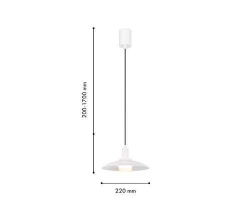 Подвес Favourite 4274-1P Baster 1*G9*40W D220*H200/1700мм