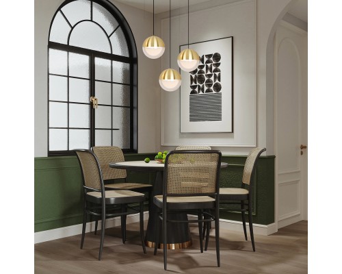 Подвес Favourite 4370-1P Luna LED*5W, 350LM, 4000K, CRI>90 D120*H250/1800мм