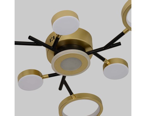 4686-7C, потолочный светильник, D720xH80, LEDx80W/40W/40W, 4300/2230/2160LM, 4000/6500/3500K, included, remote control