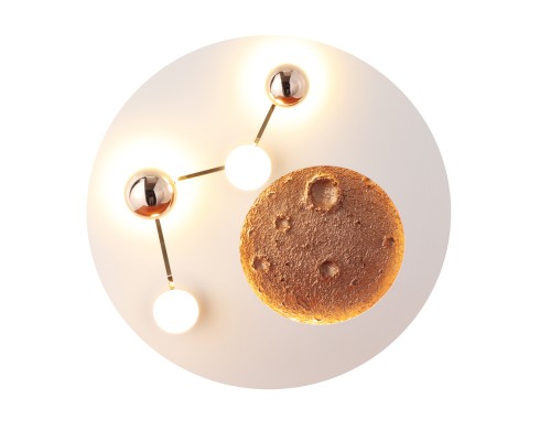 Потолочный светильник Favourite 4630-4C Plaides LED*36W, 2130LM, 4000K D400*H100мм