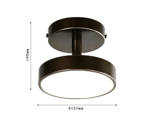 Потолочный светильник F-Promo 3060-1P Atma LED*10W, 800LM, 4000K D120*H100мм