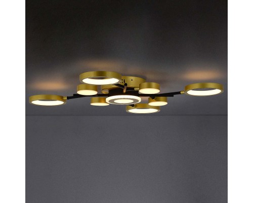 4686-9C, потолочный светильник, D800xH80, LEDx100W/50W/50W, 5260/2680/2610LM, 4000/6500/3500K, included, remote control