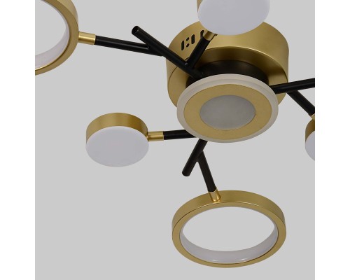 4686-7C, потолочный светильник, D720xH80, LEDx80W/40W/40W, 4300/2230/2160LM, 4000/6500/3500K, included, remote control