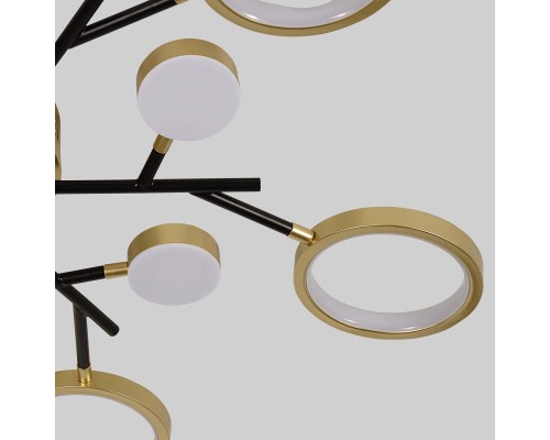 4686-13C, потолочный светильник, D880xH80, LEDx140W/70W/70W, 7540/3840/3750LM, 4000/6500/3500K, included, remote control