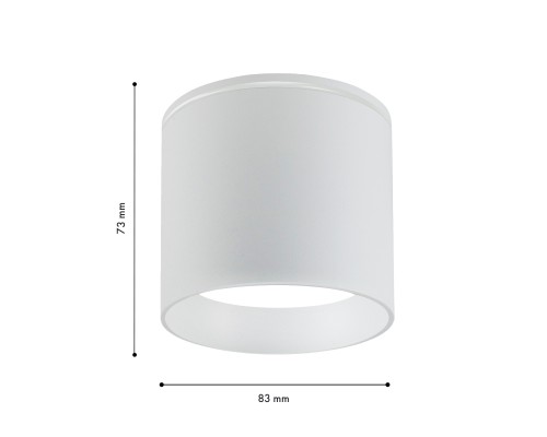 Уличный накладной светильник Favourite 4662-1U Fantum 1*GX53LED*17W, IP54 D83*H73мм