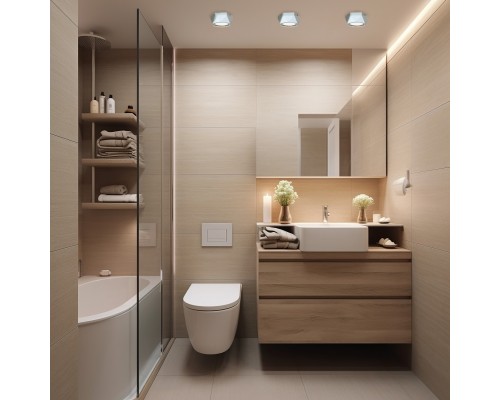 Уличный накладной светильник Favourite 4666-1U Fantum 1*GX53LED*15W, IP54 L110*W95*H42мм