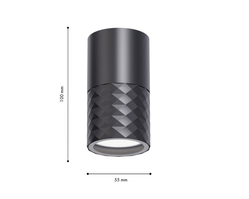Уличный накладной светильник Favourite 4659-1U Bonum 1*GU10*35W, IP65 D55*H100мм