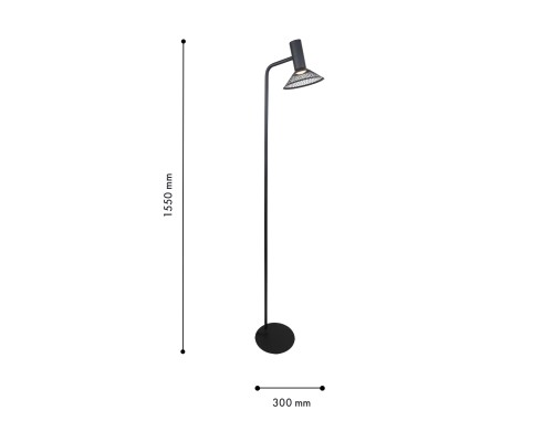Торшер F-Promo 4623-1F Metrics 1*LED*6W, 660LM, 3000K L300*W230*H1550мм
