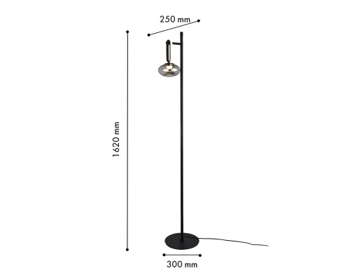 Торшер Favourite 4284-1F Baron LED*9W, 450LM, 4000K, switch L300*W250*H1620мм