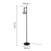 Торшер Favourite 4284-1F Baron LED*9W, 450LM, 4000K, switch L300*W250*H1620мм