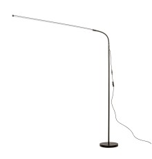 4515-1F, напольный светильник, L1235xW220xH1350/2000, LEDx20W, 1600LM, 3000K, included, switch